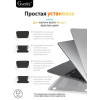 Чехол-накладка Gurdini для Macbook Air 13.6" (A2681) пластик, серебристый в рассрочку без первоначального взноса и переплат