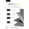 Чехол-накладка Gurdini для Macbook Air 13.6" (A2681) пластик, серый в рассрочку без первоначального взноса и переплат