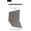 Чехол-накладка Gurdini для Macbook Air 13.6" (A2681) пластик, серый в рассрочку без первоначального взноса и переплат