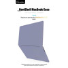 Чехол-накладка Gurdini для Macbook Air 13.6" (A2681) пластик, темная лаванда в рассрочку без первоначального взноса и переплат