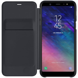 Чехол Samsung Galaxy A6 Plus Wallet Cover Black