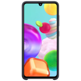 Чехол Samsung A41 Silicone Cover Black