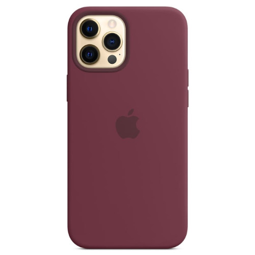 Чехол iPhone 12 Pro Max Silicone Case MagSafe Plum в рассрочку без первоначального взноса и переплат