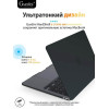Чехол-накладка Gurdini для Macbook Air 13.6" (A2681) пластик, черный в рассрочку без первоначального взноса и переплат
