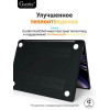 Чехол-накладка Gurdini для Macbook Air 13.6" (A2681) пластик под кожу, черный в рассрочку без первоначального взноса и переплат