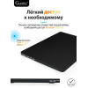 Чехол-накладка Gurdini для Macbook Air 13.6" (A2681) пластик под кожу, черный в рассрочку без первоначального взноса и переплат