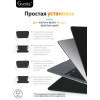 Чехол-накладка Gurdini для Macbook Air 13.6" (A2681) пластик под кожу, черный в рассрочку без первоначального взноса и переплат