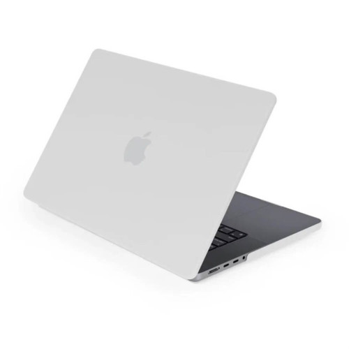 Чехол-накладка Gurdini для Macbook Pro 16.2" A2485 пластик, белый в рассрочку без первоначального взноса и переплат