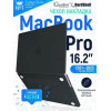 Чехол-накладка Gurdini для Macbook Pro 16.2" A2485 пластик, черный в рассрочку без первоначального взноса и переплат