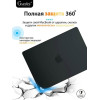 Чехол-накладка Gurdini для Macbook Pro 16.2" A2485 пластик, черный в рассрочку без первоначального взноса и переплат