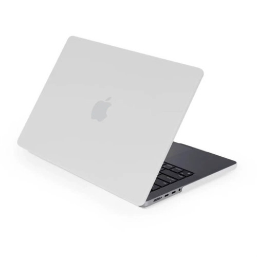 Чехол-накладка Gurdini для Macbook Pro 14.2" (A2442) пластик, белый в рассрочку без первоначального взноса и переплат