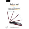 Чехол-накладка Gurdini для Macbook Pro 14.2" (A2442) пластик, бордовый в рассрочку без первоначального взноса и переплат