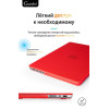 Чехол-накладка Gurdini для Macbook Pro 14.2" (A2442) пластик, красный в рассрочку без первоначального взноса и переплат