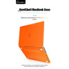 Чехол-накладка Gurdini для Macbook Pro 14.2" (A2442) пластик, оранжевый в рассрочку без первоначального взноса и переплат