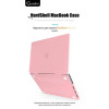 Чехол-накладка Gurdini для Macbook Pro 14.2" (A2442) пластик, розовый в рассрочку без первоначального взноса и переплат