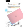 Чехол-накладка Gurdini для Macbook Pro 14.2" (A2442) пластик, розовый в рассрочку без первоначального взноса и переплат