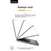 Чехол-накладка Gurdini для Macbook Pro 14.2" (A2442) пластик, серый в рассрочку без первоначального взноса и переплат