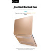 Чехол-накладка Gurdini для Macbook Pro 14.2" (A2442) пластик, золотистый в рассрочку без первоначального взноса и переплат
