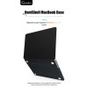 Чехол-накладка Gurdini для Macbook Pro 14.2" (A2442) пластик под кожу, черный в рассрочку без первоначального взноса и переплат