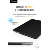 Чехол-накладка Gurdini для Macbook Pro 14.2" (A2442) пластик под кожу, черный в рассрочку без первоначального взноса и переплат