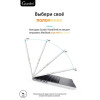 Чехол-накладка Gurdini для Macbook Pro 14.2" (A2442) пластик, белый мрамор в рассрочку без первоначального взноса и переплат