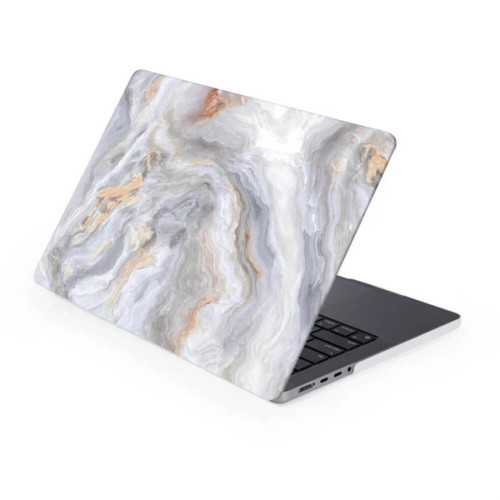 Чехол-накладка Gurdini для Macbook Pro 14.2" (A2442) пластик, серый мрамор в рассрочку без первоначального взноса и переплат