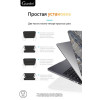 Чехол-накладка Gurdini для Macbook Pro 14.2" (A2442) пластик, темно-серый мрамор в рассрочку без первоначального взноса и переплат