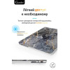Чехол-накладка Gurdini для Macbook Pro 14.2" (A2442) пластик, темно-серый мрамор в рассрочку без первоначального взноса и переплат