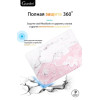 Чехол-накладка Gurdini для Macbook Pro 14.2" (A2442) пластик, розовый мрамор в рассрочку без первоначального взноса и переплат