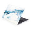 Чехол-накладка Gurdini для Macbook Pro 14.2" (A2442) пластик, бело-голубой