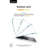Чехол-накладка Gurdini для Macbook Pro 14.2" (A2442) пластик, бело-голубой в рассрочку без первоначального взноса и переплат