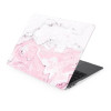 Чехол-накладка Gurdini для Macbook Air 13" (2018-2021) пластик, розовый мрамор
