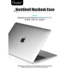 Чехол-накладка Gurdini для Macbook Air 13" (2018-2021) пластик, прозрачный с блестками в рассрочку без первоначального взноса и переплат
