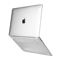 Чехол-накладка Gurdini для Macbook Air 13" (2018-2021) пластик, прозрачный с блестками