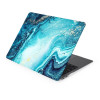 Чехол-накладка Gurdini для Macbook Air 13" (2018-2021) пластик, лазурный