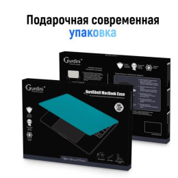 Чехол-накладка Gurdini для Macbook Air 13" (2018-2021) Textured Dot Series D-Green