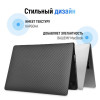 Чехол-накладка Gurdini для Macbook Air 13" (2018-2021) пластик под карбон, черный в рассрочку без первоначального взноса и переплат