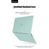 Чехол-накладка Gurdini для Macbook Air 13" (2018-2021) пластик, бирюзовый в рассрочку без первоначального взноса и переплат