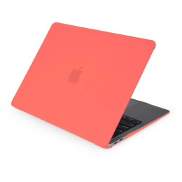 Чехол-накладка Gurdini для Macbook Air 13" (2018-2021) пластик, коралловый
