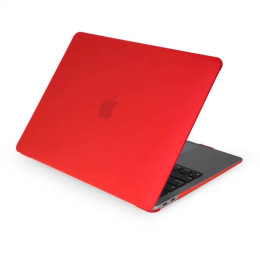 Чехол-накладка Gurdini для Macbook Air 13" (2018-2021) пластик, красный