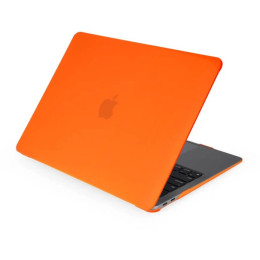 Чехол-накладка Gurdini для Macbook Air 13" (2018-2021) пластик, оранжевый