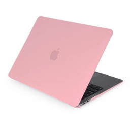 Чехол-накладка Gurdini для Macbook Air 13" (2018-2021) пластик, розовый