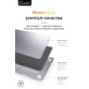 Чехол-накладка Gurdini для Macbook Air 13" (2018-2021) пластик, серебристый в рассрочку без первоначального взноса и переплат