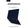 Чехол-накладка Gurdini для Macbook Air 13" (2018-2021) пластик, темно-синий в рассрочку без первоначального взноса и переплат