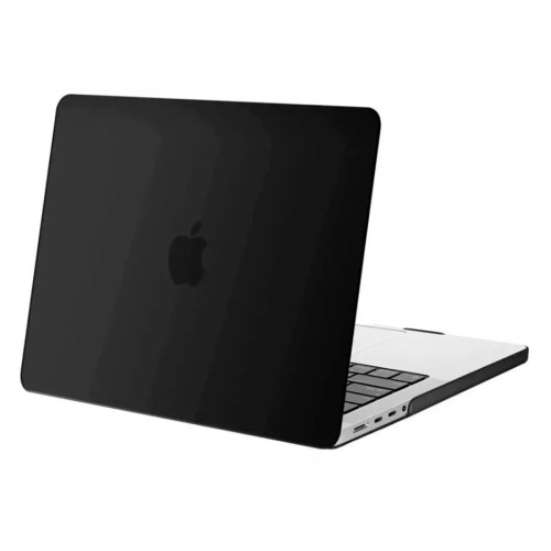 Чехол-накладка Gurdini для Macbook Air 13" (2018-2021) пластик, черный в рассрочку без первоначального взноса и переплат