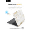 Чехол-накладка Gurdini для Macbook Pro Retina 13" (2016-2021) пластик, белый мрамор в рассрочку без первоначального взноса и переплат