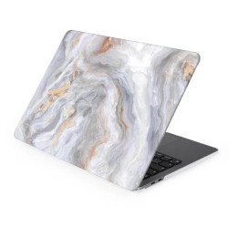 Чехол-накладка Gurdini для Macbook Pro Retina 13" (2016-2021) пластик, серый мрамор