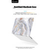 Чехол-накладка Gurdini для Macbook Pro Retina 13" (2016-2021) пластик, серый мрамор в рассрочку без первоначального взноса и переплат