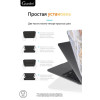 Чехол-накладка Gurdini для Macbook Pro Retina 13" (2016-2021) пластик, серый мрамор в рассрочку без первоначального взноса и переплат