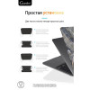 Чехол-накладка Gurdini для Macbook Pro Retina 13" (2016-2021) пластик, темно-серый мрамор в рассрочку без первоначального взноса и переплат